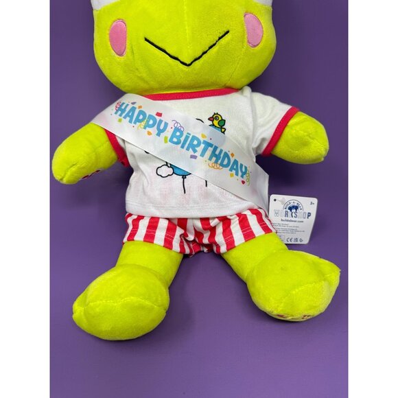 Build a Bear Workshop Keroppi w/ Outfit Sanrio Plush NWT - Picture 3 of 12